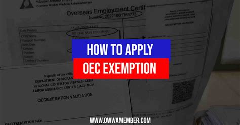 www.bmonline.ph|How to Get OEC Exemption BM Online for OFWs .